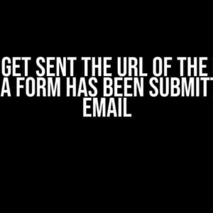 How to Get Sent the URL of the Page on Which a Form Has Been Submitted via Email